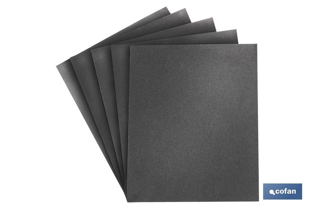 LIJA AL AGUA GRANO 2.500 (230X280MM) Venta unitaria