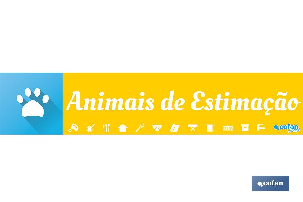 SEÑALETICA IMANTADA PARA EXPOSITOR 975 x 200 mm - ANIMAIS DE ESTIMAÇÃO