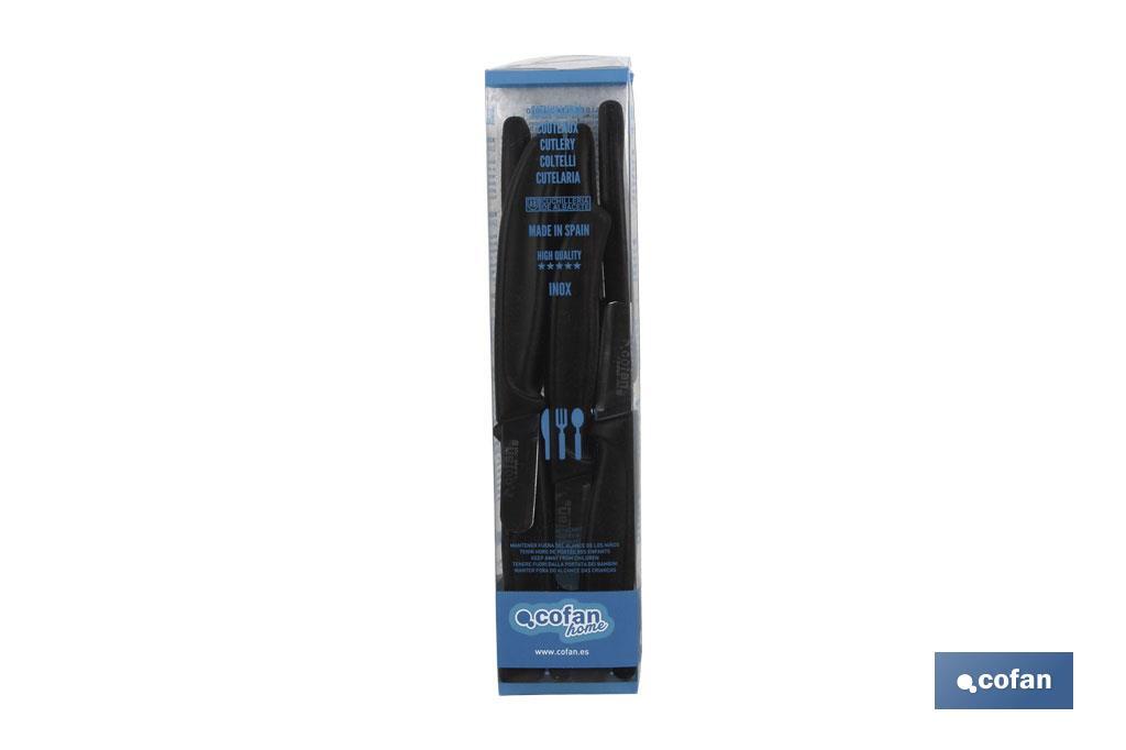 CAJA 50 UDS. CUCHILLO RECOLECCIÓN. PUNTA REDONDA 4.5cm