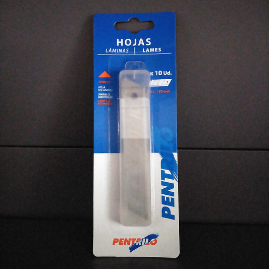 Pack of 10 Pro 18 mm blades. (for the 18 mm Reinforced Pro Cutter)