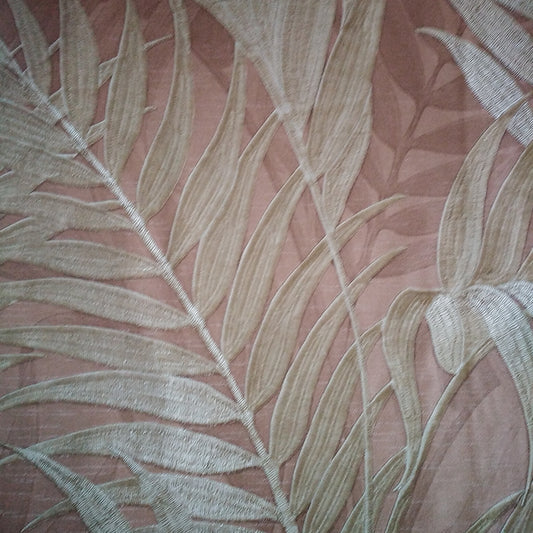 Papel Pintado Tropical Palm Rosa