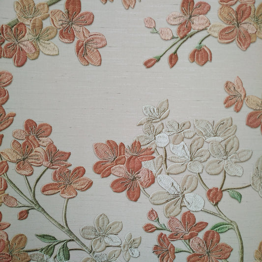 Papel Pintado Flower Beis