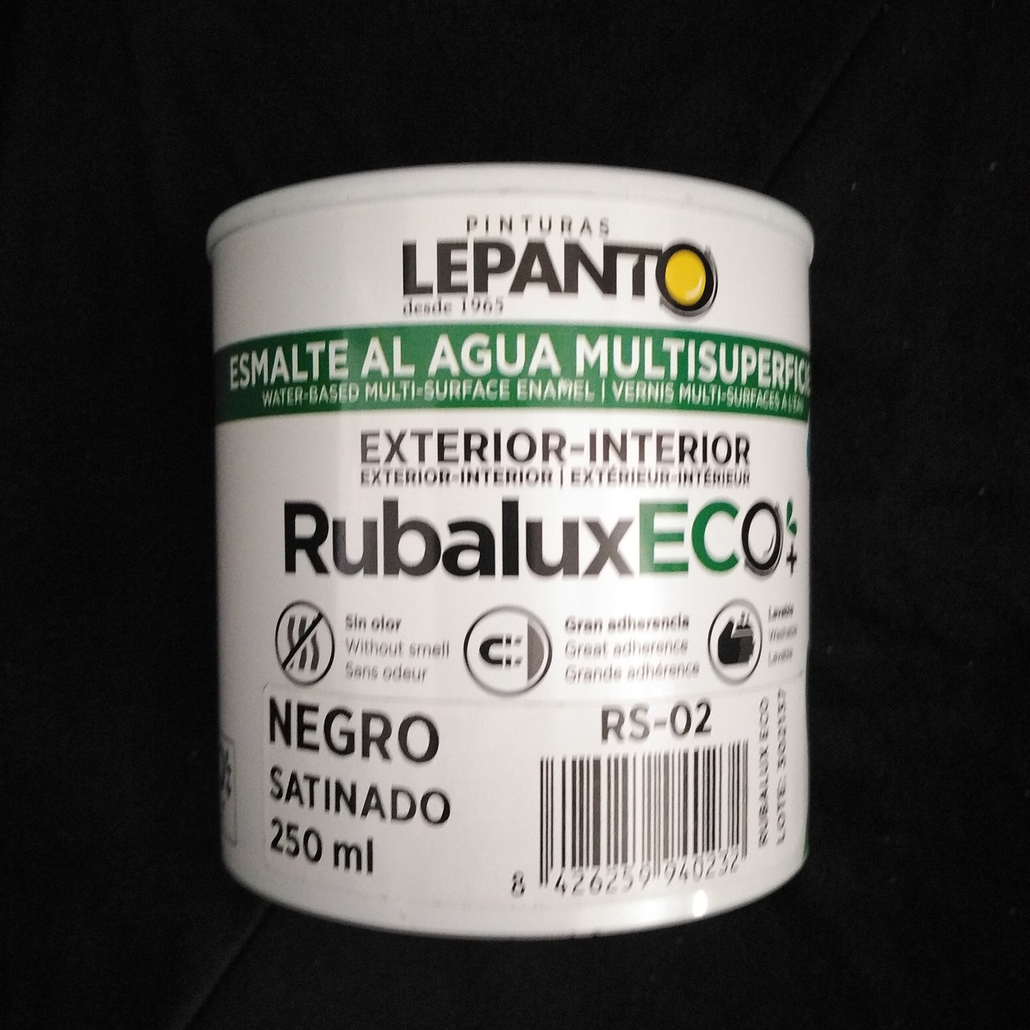 Esmalte al Agua Rubalux Eco Exterior e Interior 0.25L