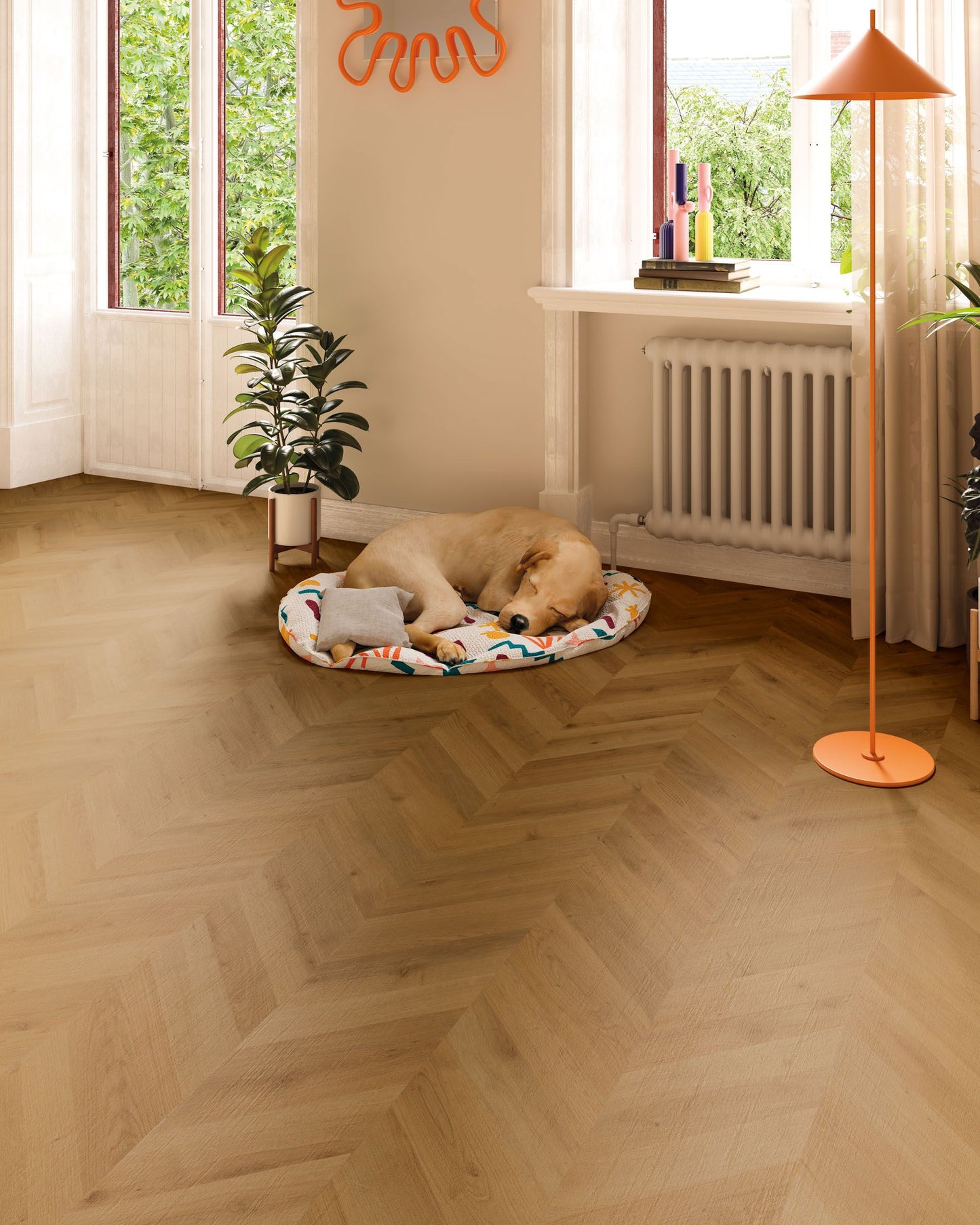 Suelo Laminado FINfloor Durable AC6 Espiga Dijon