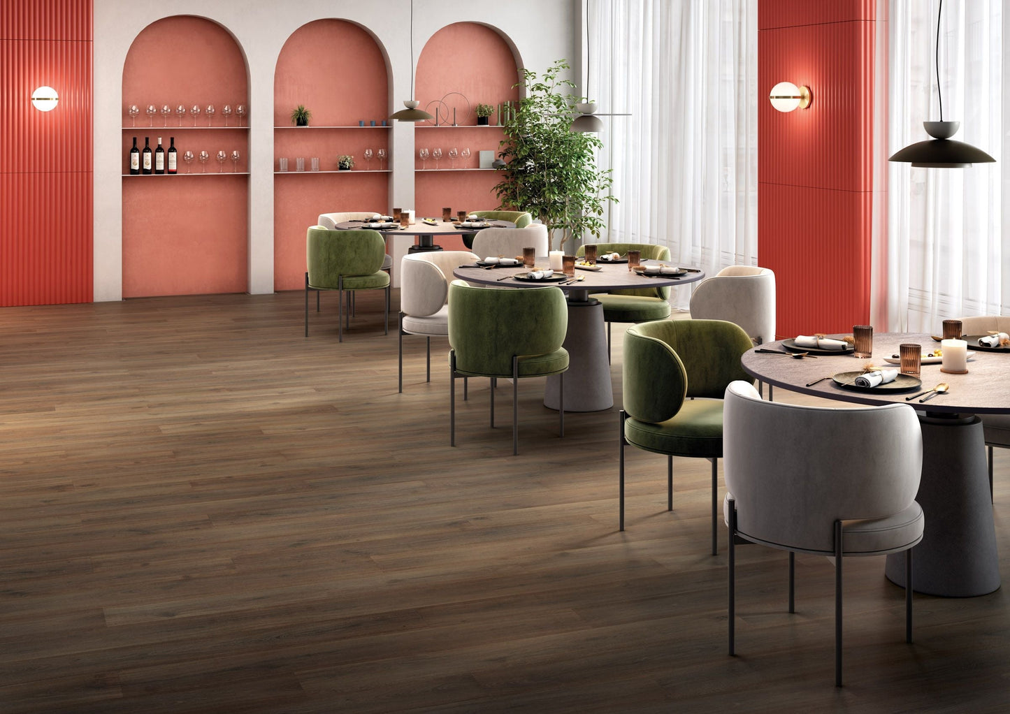 Suelo Laminado FINfloor Durable AC6 Roble Kalas Noz