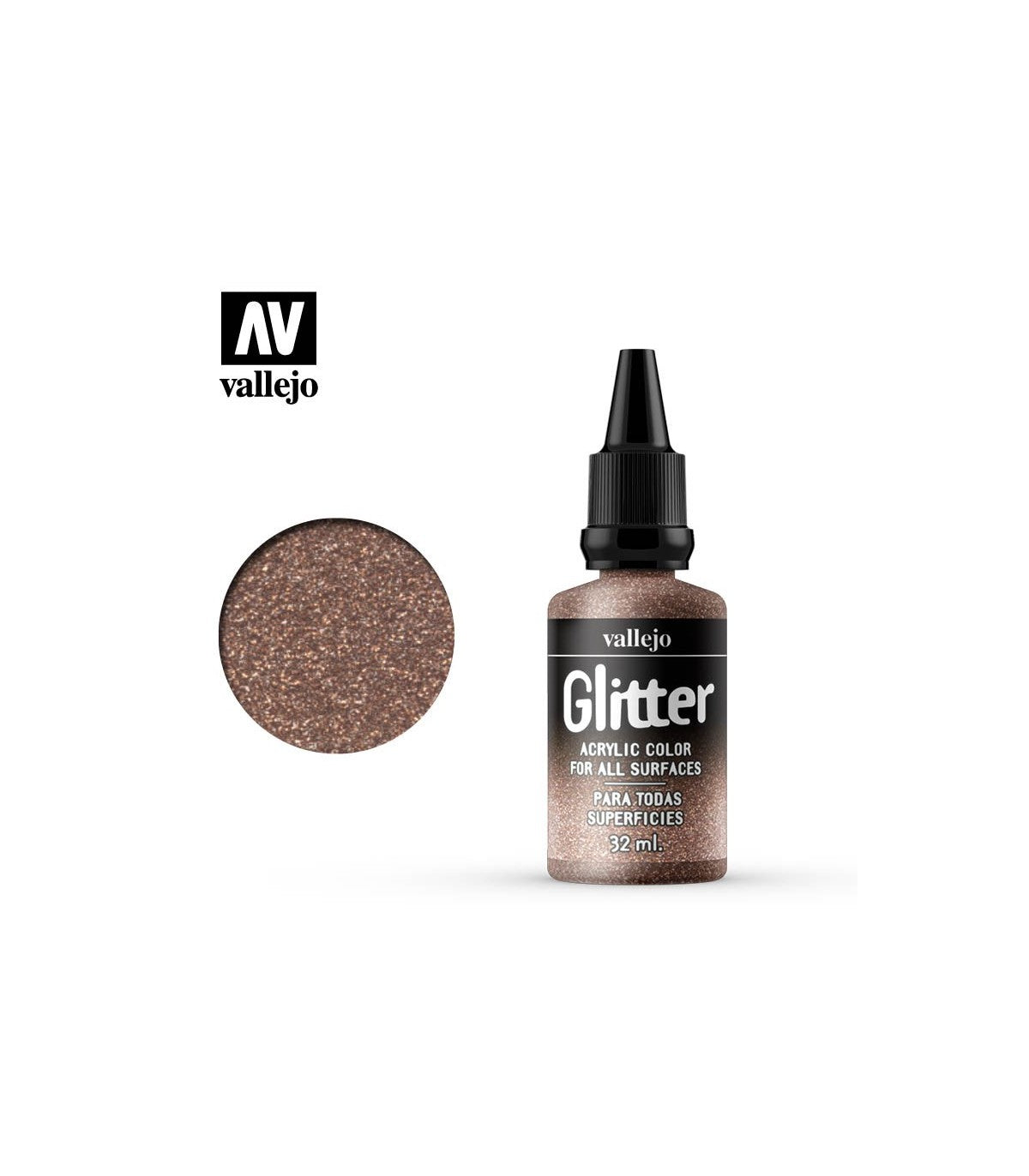 Glitter Cobre Vallejo 32ml