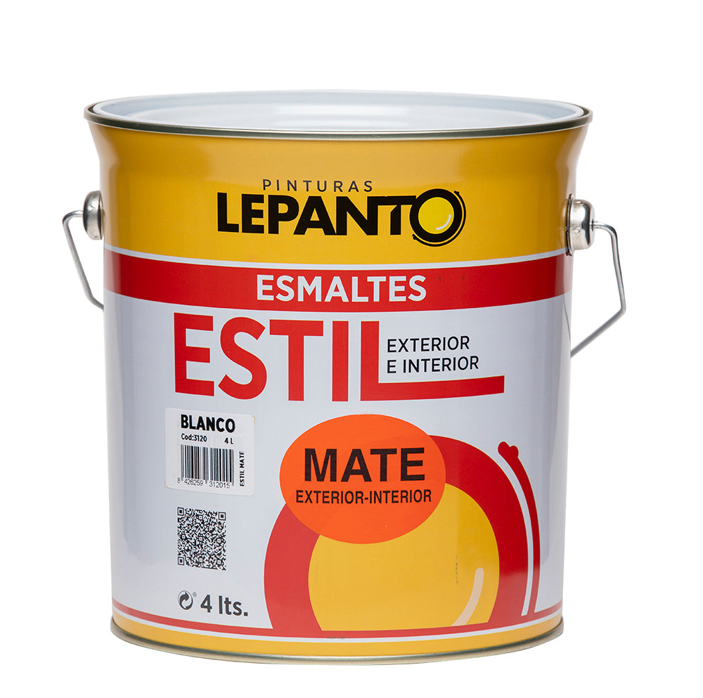 Esmalte al Disolvente Mate Exterior e Interior Blanco