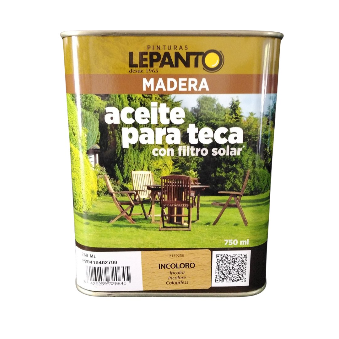 Aceite para Teca Exterior e Interior - Pinturas y Tarimas Ideas