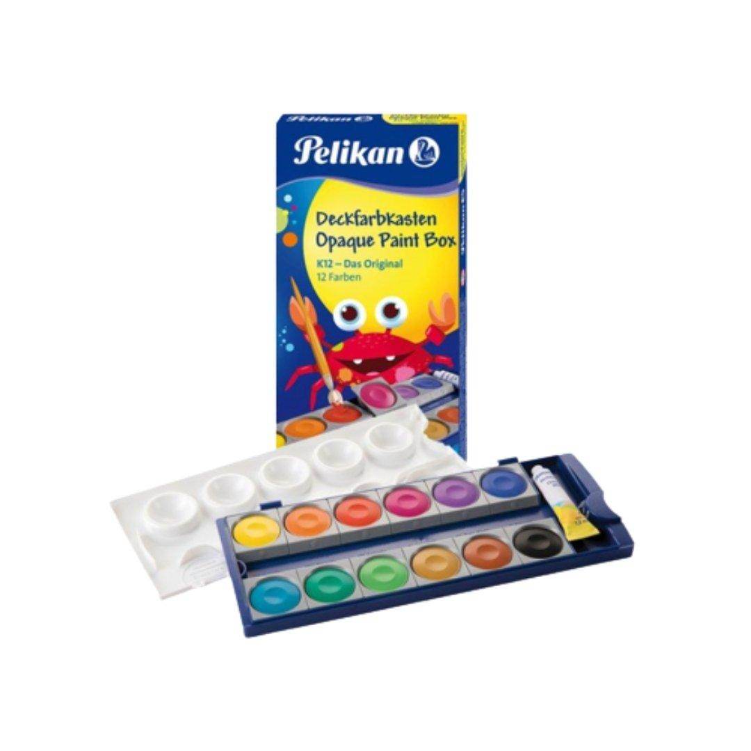 Acuarela Pelikan K12 Colores +Tubo Tempera Blanca - Pinturas y Tarimas Ideas