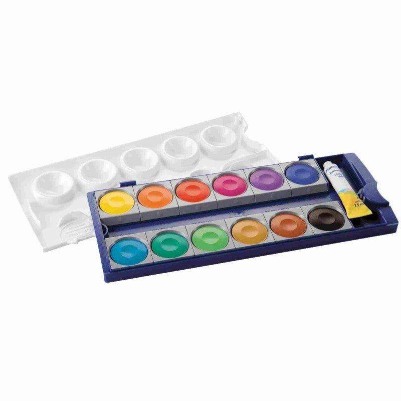 Acuarela Pelikan K12 Colores +Tubo Tempera Blanca - Pinturas y Tarimas Ideas