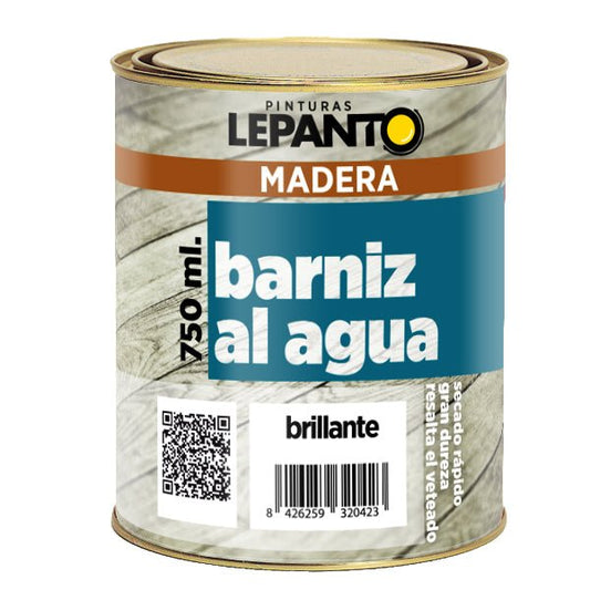 Barniz al Agua Exterior e Interior Brillante 0.75L - Pinturas y Tarimas Ideas