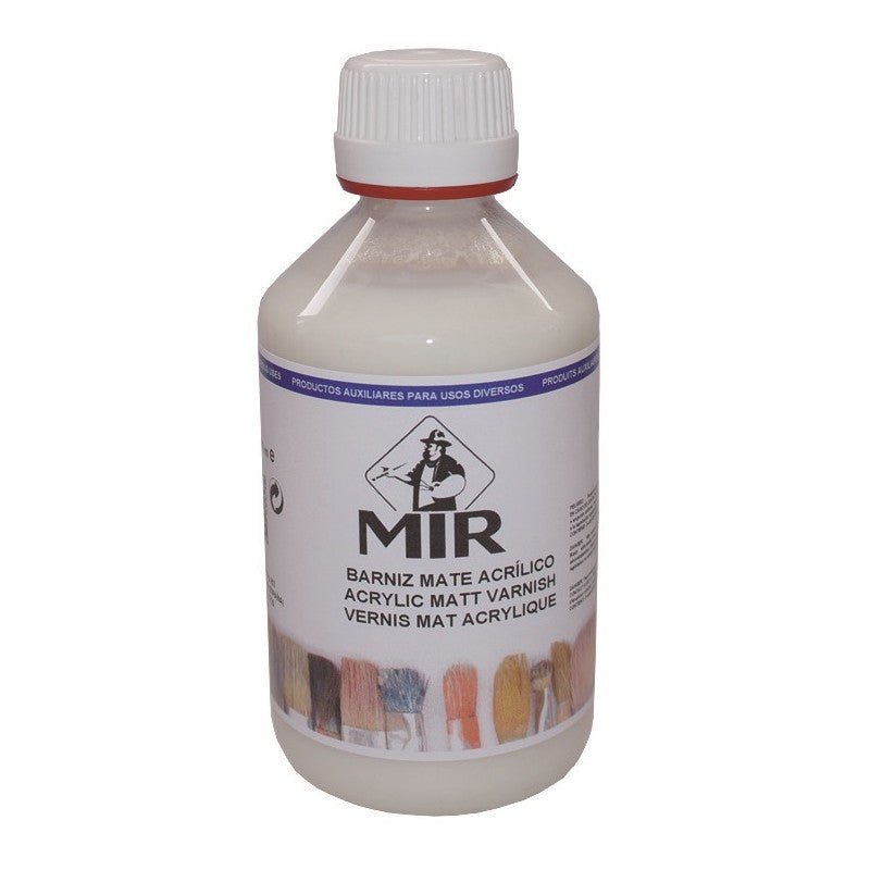 Barniz Mate Acrilico MIR 250 ml - Pinturas y Tarimas Ideas