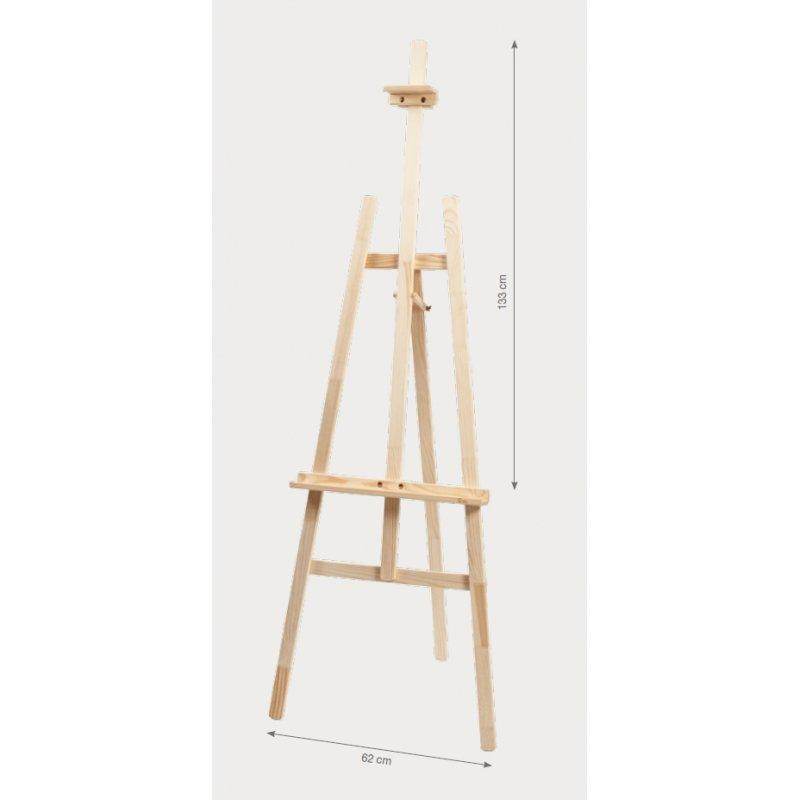 Caballete trípode de la marca Bonfil de 1,75m de alto, Modelo 8. - Pinturas y Tarimas Ideas
