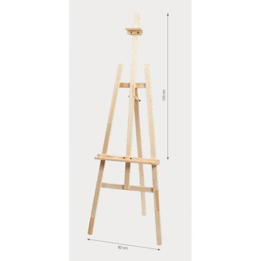 Caballete trípode de la marca Bonfil de 1,75m de alto, Modelo 8. - Pinturas y Tarimas Ideas