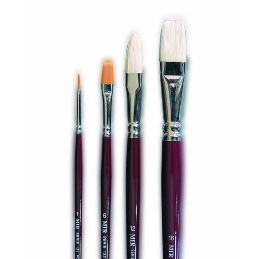 Pack of 4 Oil Brushes