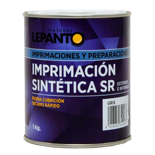 Imprimacion Sintetica Antioxidante SR Exterior e Interior Gris 1kg